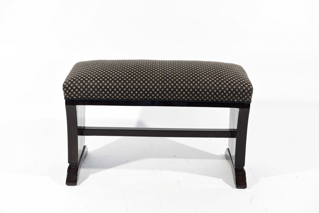 ART DECO ROSEWOOD BENCH (1 of 8)