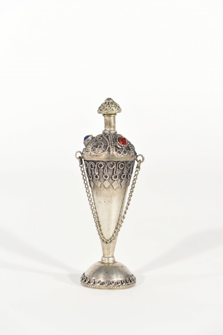 BEZALEL SILVER PERFUME C. 1920 (1 of 5)