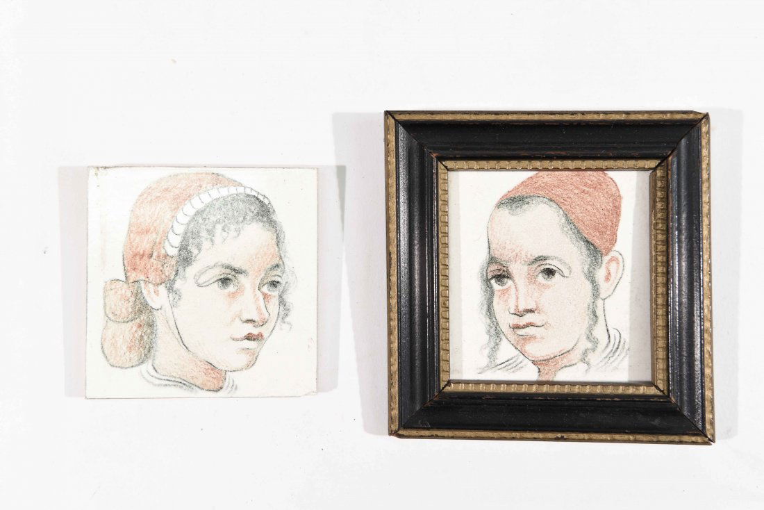 PAIR OF BEZALEL CERAMIC PLAQUES (1 of 6)