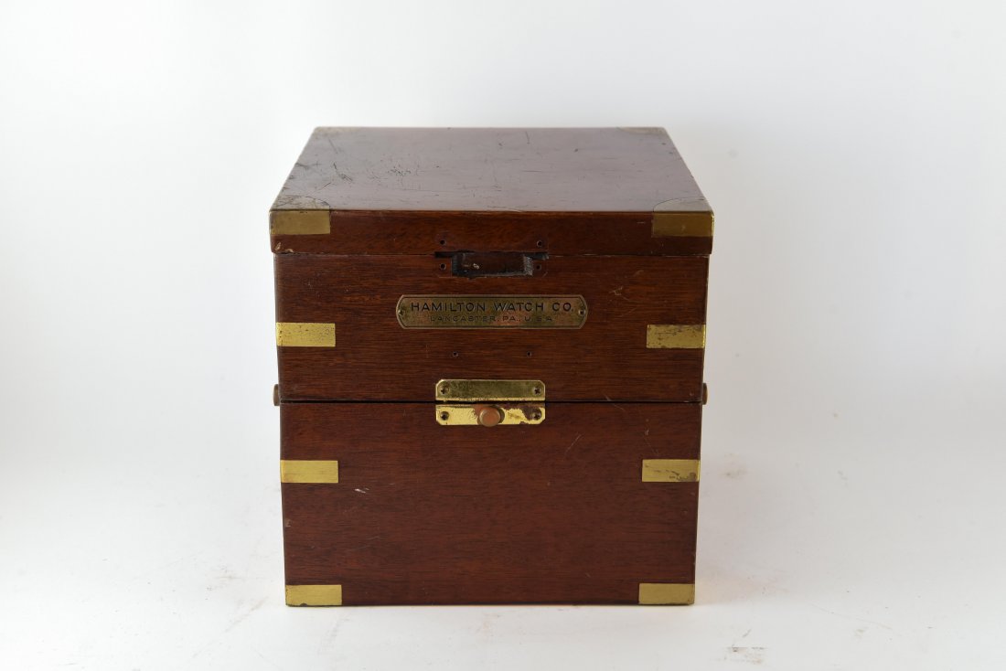 HAMILTON NO. 21 CHRONOMETER CASE & PARTS (1 of 8)