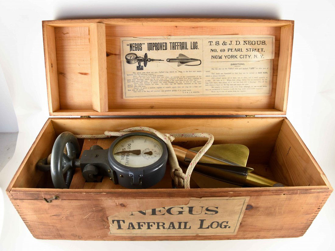 NEGUS TAFFRAIL LOG (1 of 10)