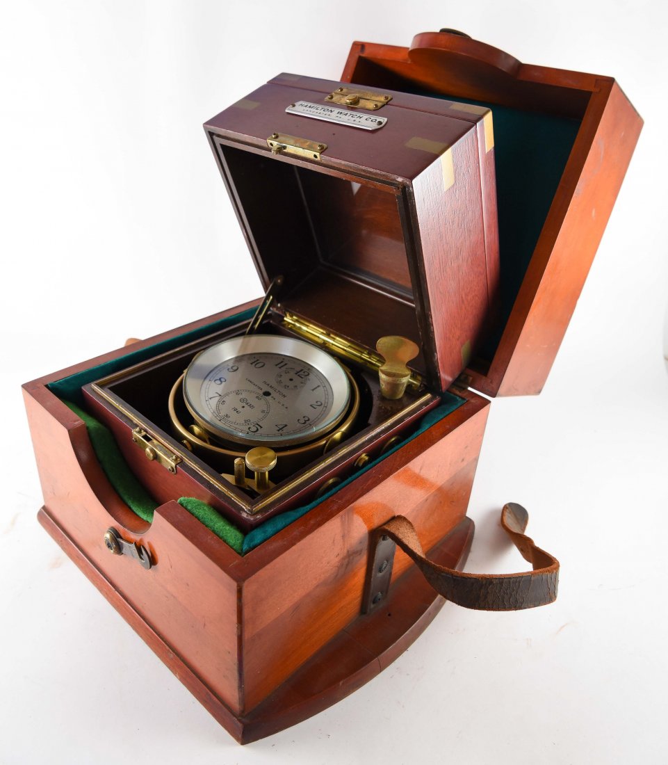 HAMILTON NO. 21 CHRONOMETER CASE & PARTS (1 of 10)