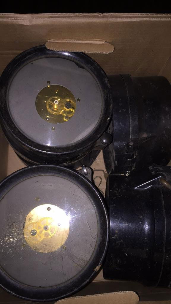 US NAVY SHIPS CLOCKS W/ MOVEMENTS (1 of 4)