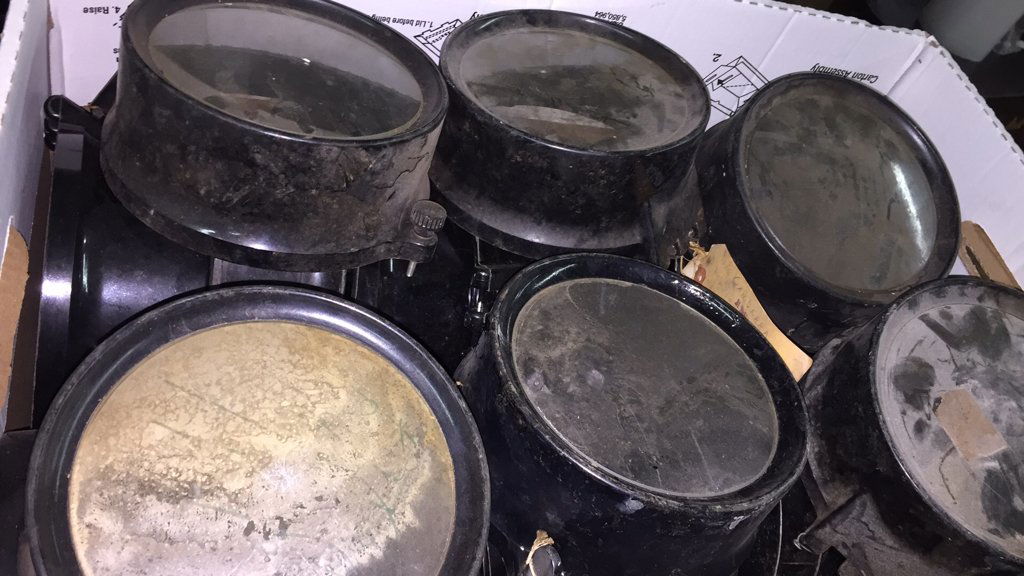 US NAVY SHIPS CLOCK CASES 6" (1 of 7)