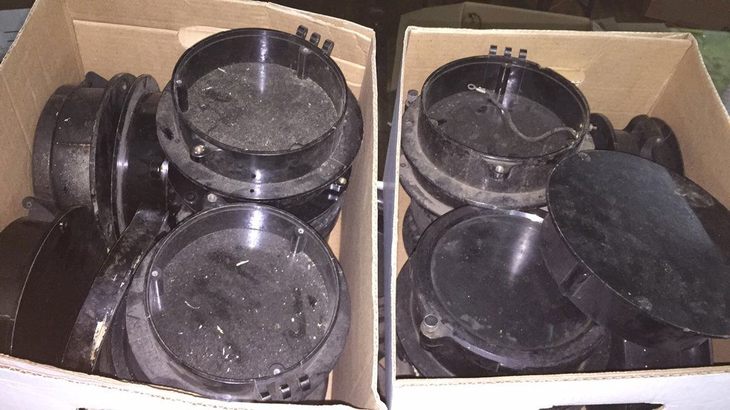 US NAVY SHIPS CLOCK CASES 6" (1 of 4)