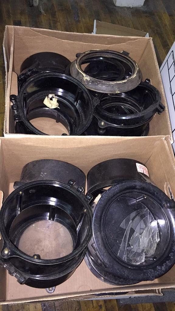 US NAVY SHIPS CLOCK CASES 6" (1 of 7)