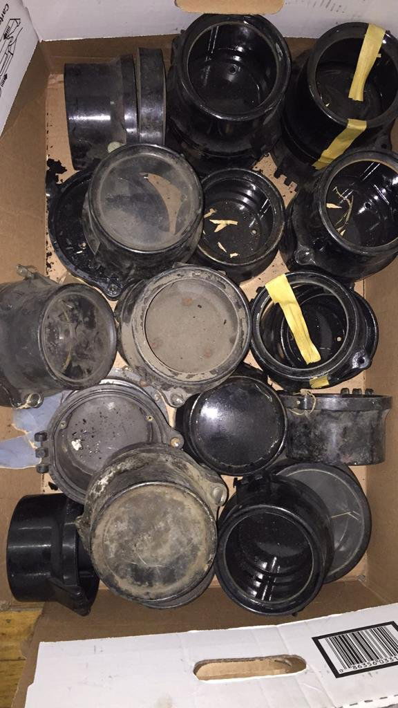 US NAVY SHIPS BOAT CLOCK CASES 4" (1 of 2)