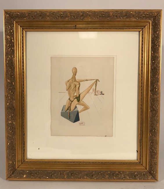 SALVADOR DALI (SPAIN 1904 -1989) LITHOGRAPH (1 of 5)