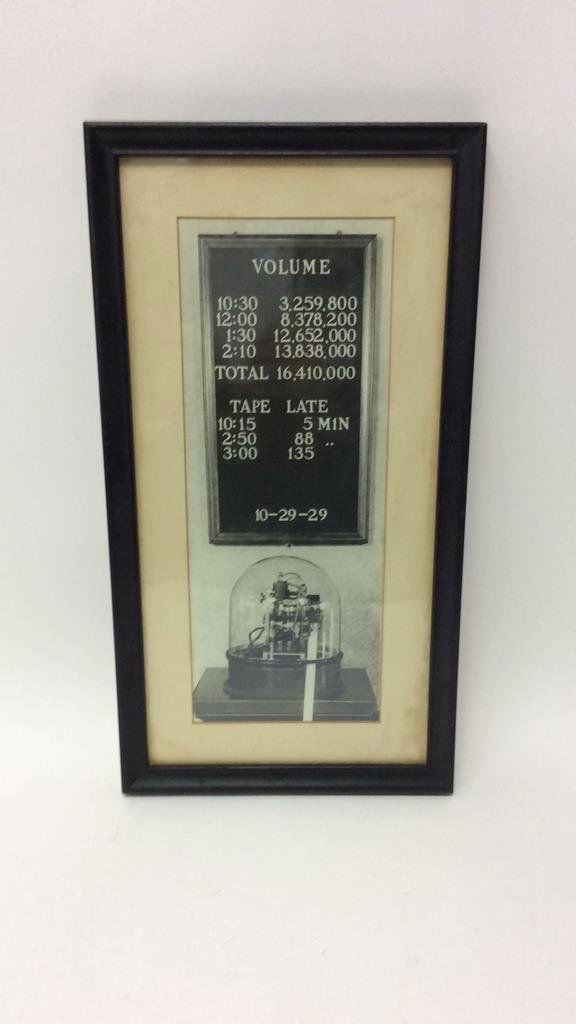 1929 STOCK TICKER TAPE MACHINE PHOTO (1 of 3)
