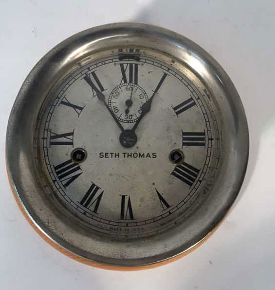 SETH THOMAS SHIPS CLOCK (1 of 4)