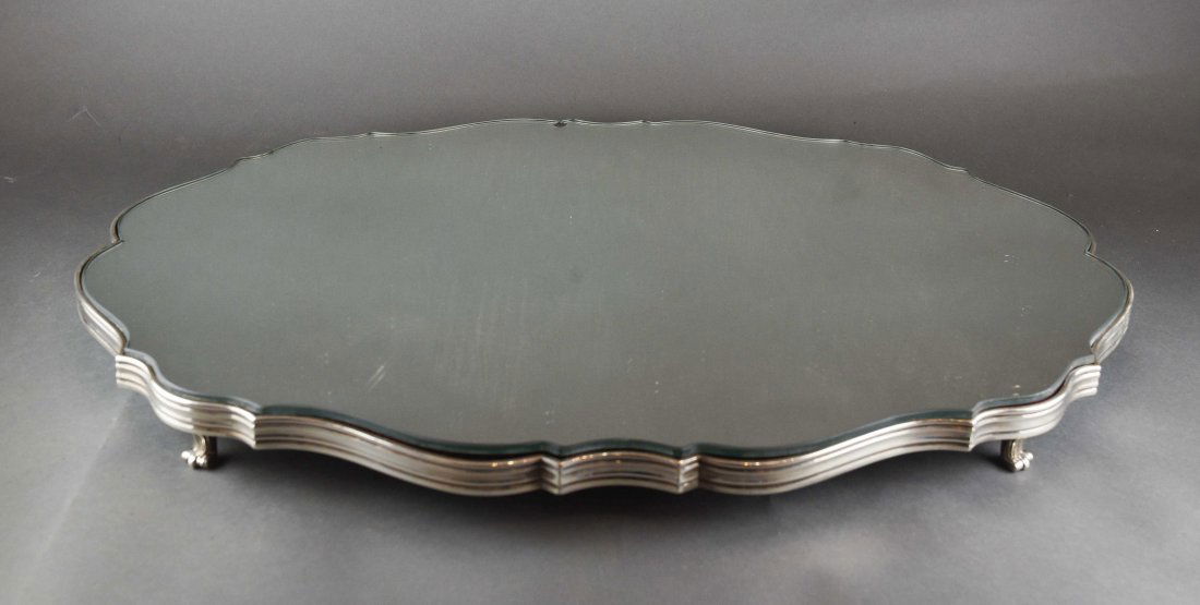 ART DECO CARTIER FRANCE STERLING MIRRORED TRAY (1 of 8)