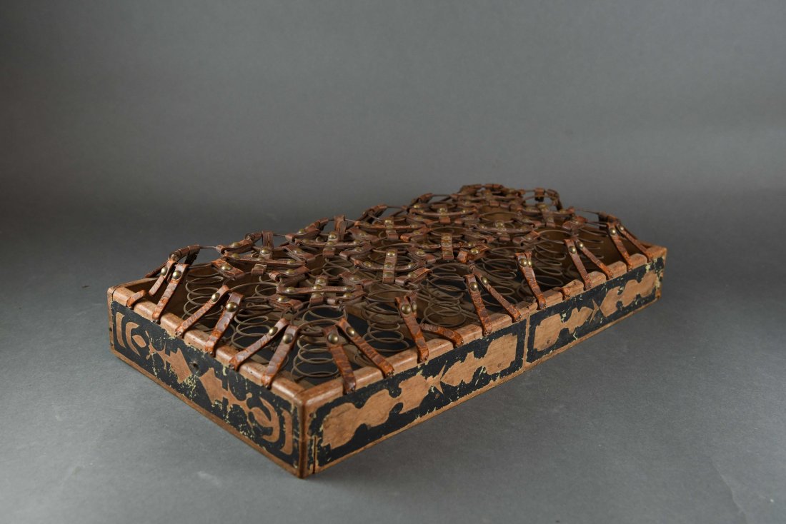 C. 1900 FRENCH SALESMAN SAMPLE MATTRESS (1 of 9)