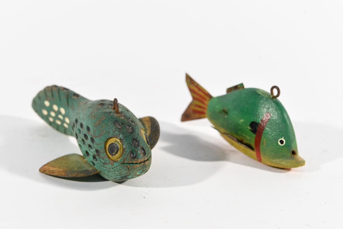 PAIR OF FISH ICE FISHING DECOYS (1 of 6)