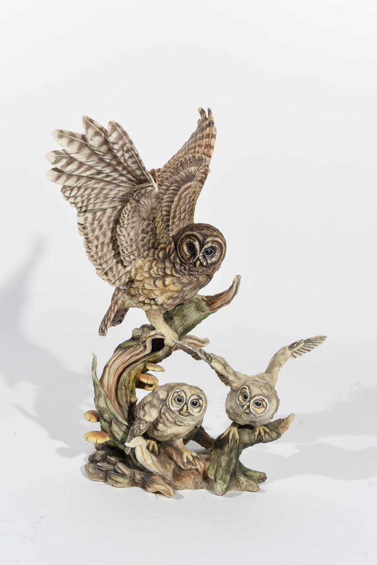 BOEHM PORCELAIN SPOTTED OWLS (1 of 10)