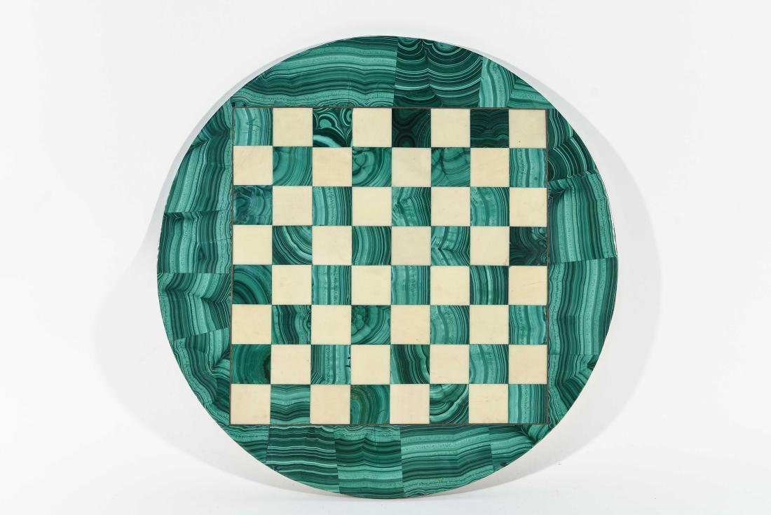 MALACHITE & MARBLE CHECKERBOARD (1 of 5)