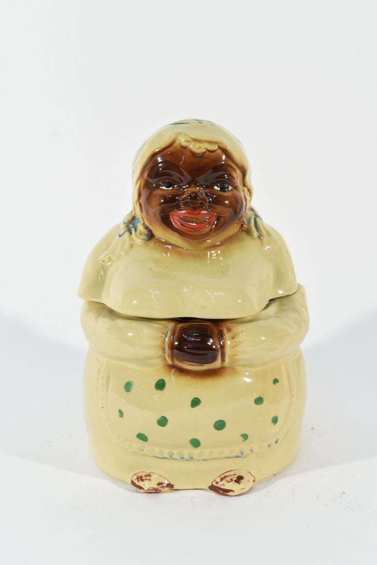 GRANDMA COOKIE JAR: Dimensions: H 9.25" x W 7" x D 7.5" Condition: Paint loss.