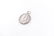 1871 GERMAN BAVARIA THALER SILVER COIN PENDANT - 2