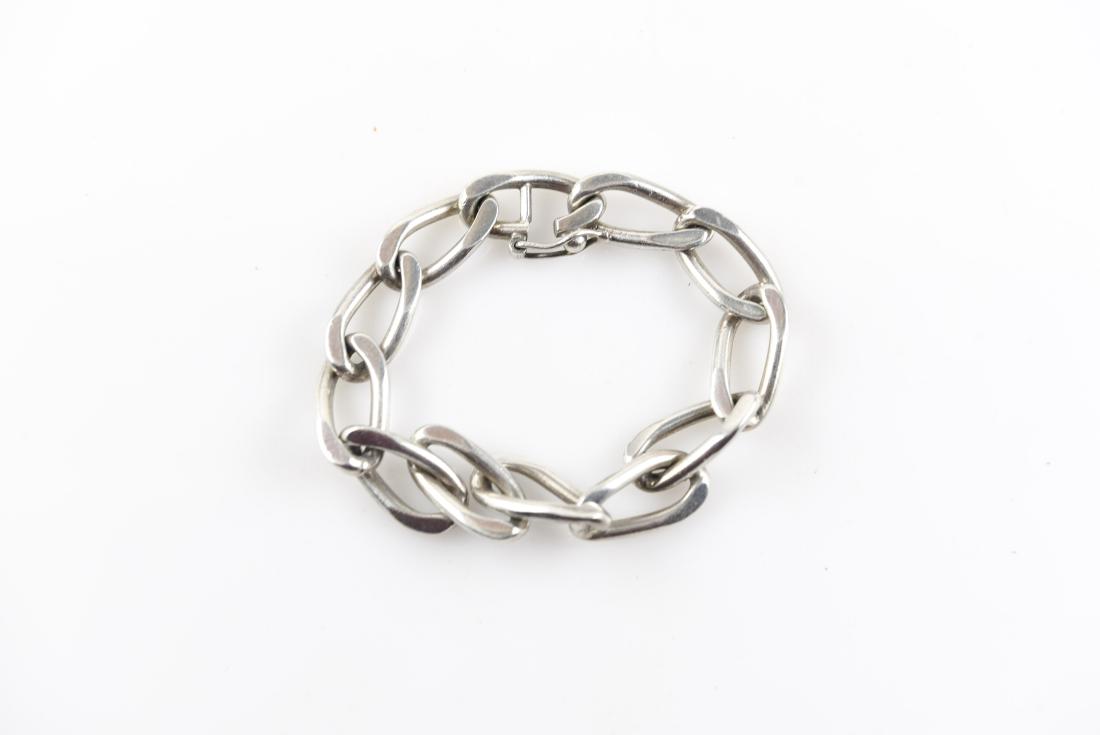 STERLING SILVER CHAIN LINK BRACELET (1 of 3)