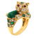 PANTHER DIAMOND Emerald And 18K Gold Ring