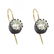 Antique Silver & Gold Old Mine Cut Diamond Earrings - 2