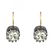 Antique Silver & Gold Old Mine Cut Diamond Earrings - 6