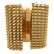 18k Yellow Gold Wide Bracelet - 4