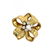 Cartier 18 Karat Yellow Gold and Diamond Flower Brooch - 2