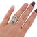 Art Deco Platinum Diamond Emerald Ring - 4