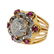 GIA 5.10ct K I1 Diamond Ruby 14k Gold Ring - 2