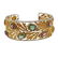 Mario Buccellati 18k Gold Gem Set Cuff Bracelet