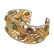 Mario Buccellati 18k Gold Gem Set Cuff Bracelet - 2