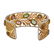 Mario Buccellati 18k Gold Gem Set Cuff Bracelet - 3