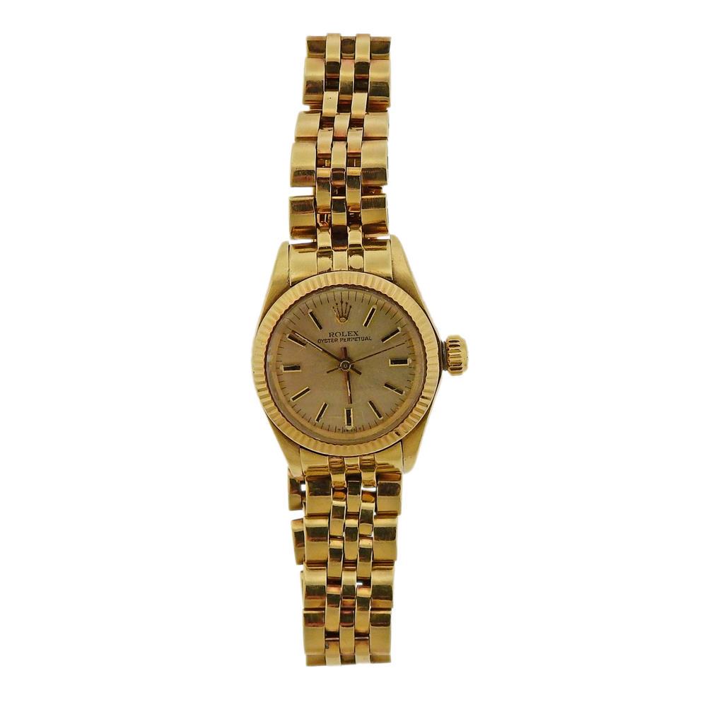 Rolex Oyster 14k Gold Watch (1 of 4)