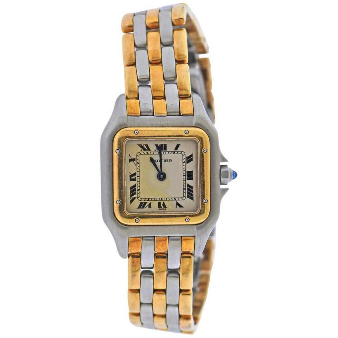 Cartier Panthere Gold Steel Two-Tone Ladies Watch (1 of 4)