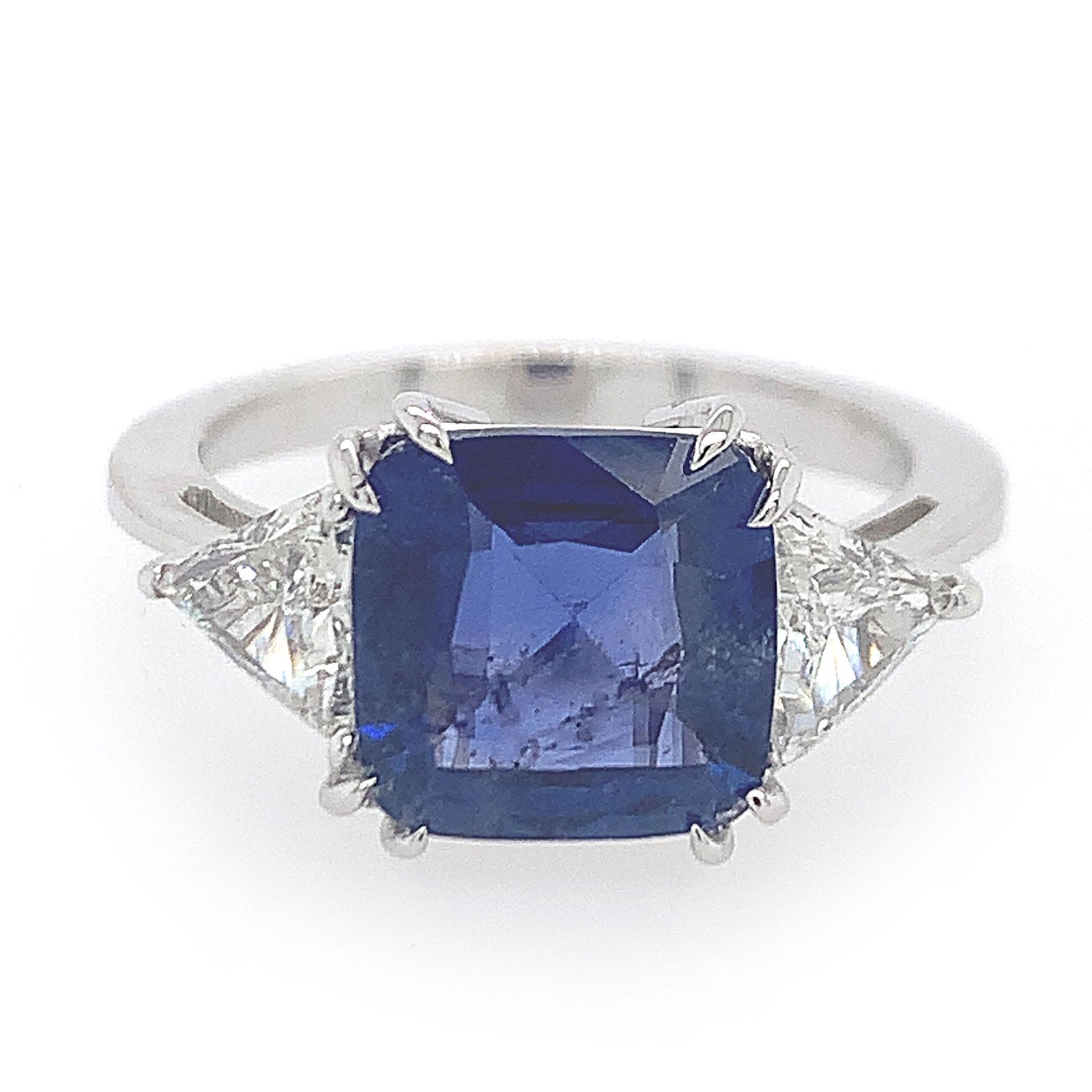 Sapphire Diamond Engagement Ring (1 of 3)