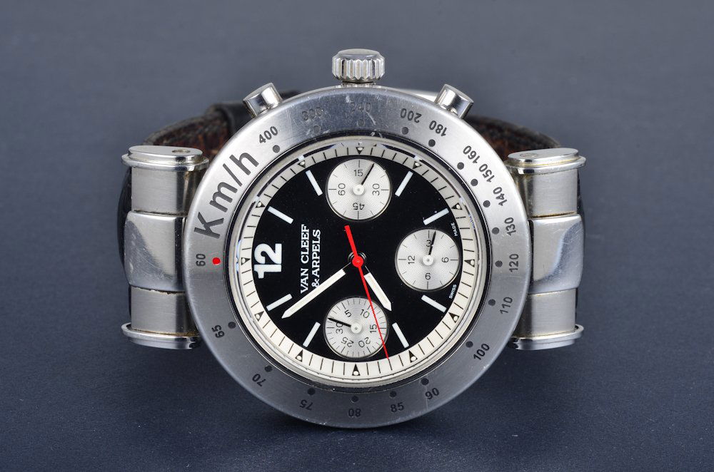 Van Cleef & Arpels man's watch: Van Cleef & Arpels man's watch Signed: Van Cleef & Arpels Roma Dimension 1 1/2" diameter Gross weight: 55.1 dwt