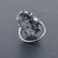 339: Art Deco Platinum Diamond Ring - 3