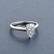 352: Tiffany Platinum Diamond Engagement Ring - 2