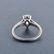 352: Tiffany Platinum Diamond Engagement Ring - 3