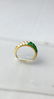 18k gold Emerald and Diamond Ring - 3