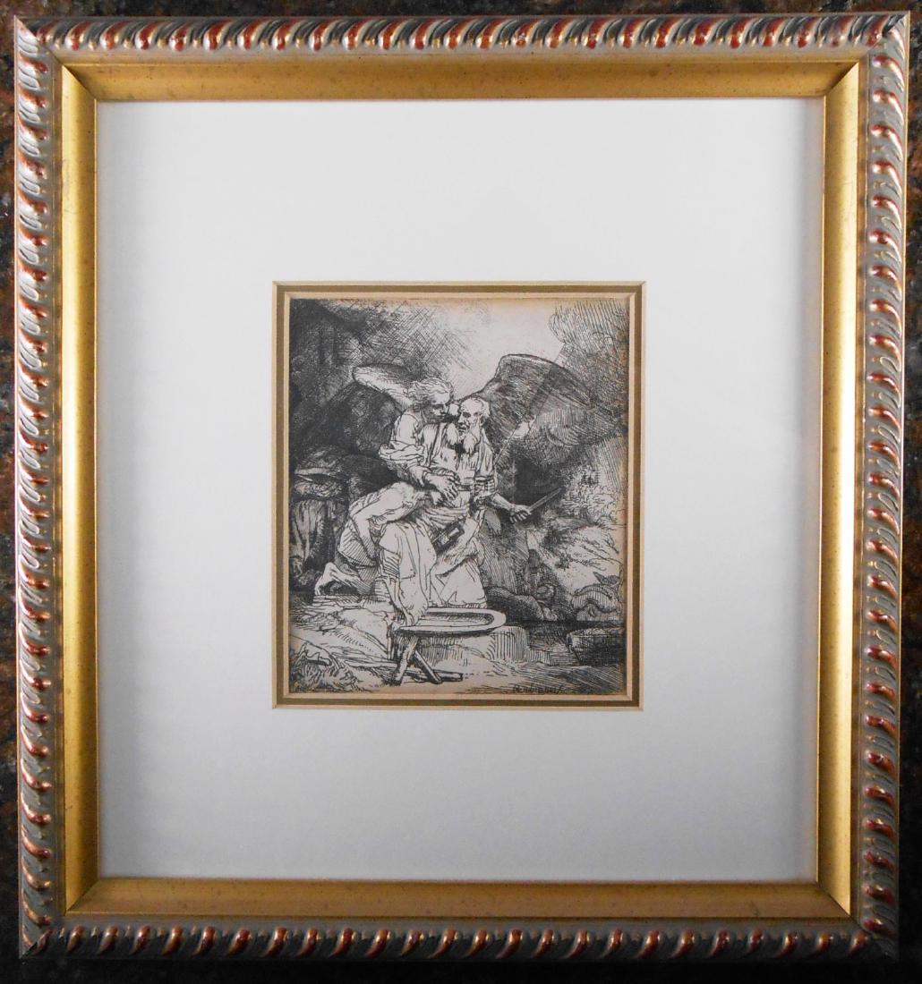 Rembrandt Harmensz Van Rijn (1606-1669) Etching (1 of 2)