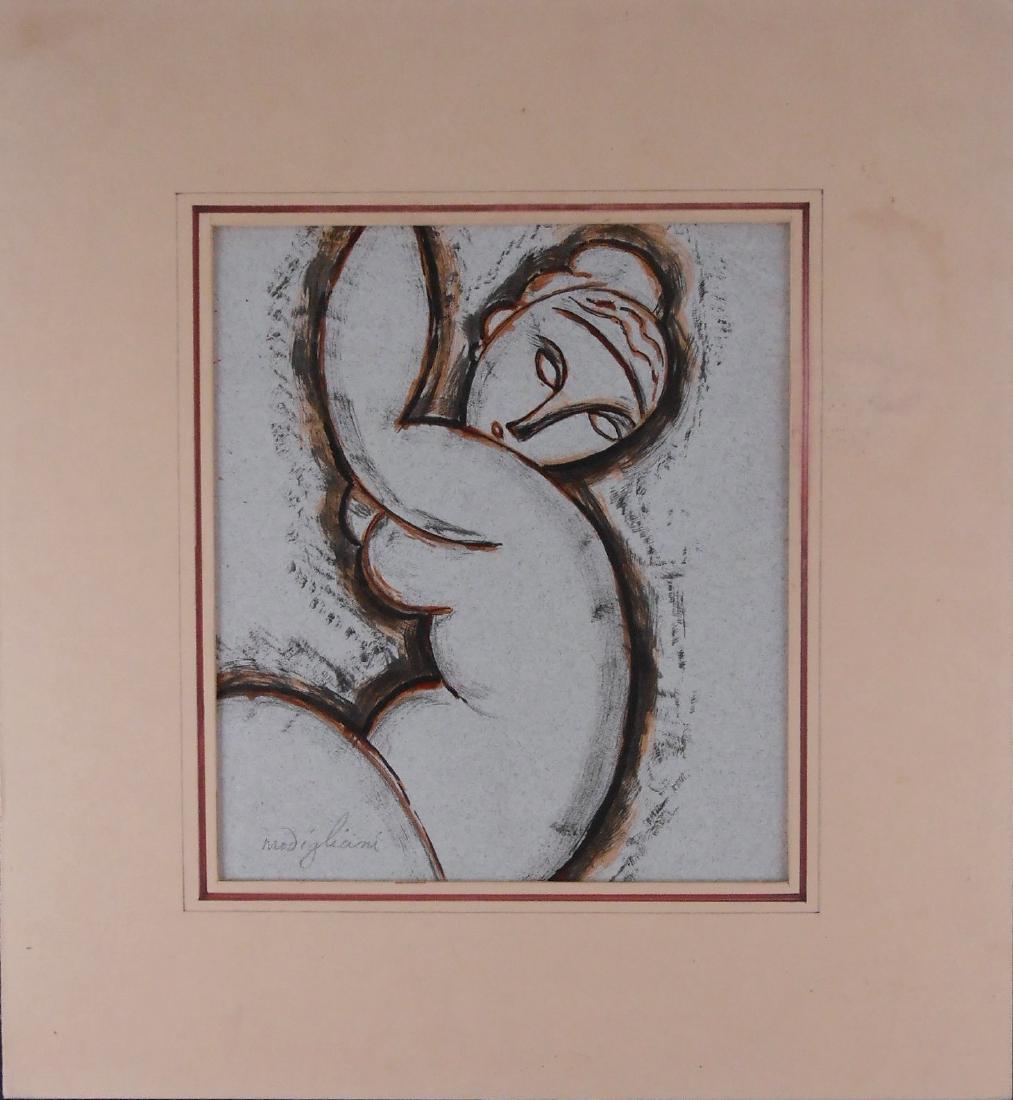 Amedeo Modigliani (1884-1920) Ink & Watercolor (1 of 2)