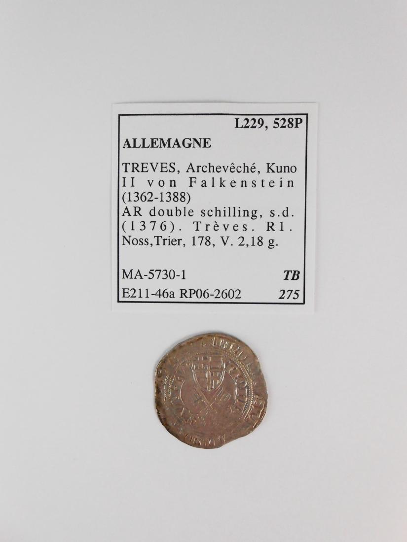 Four Medieval French Silver Coins (1 of 4)