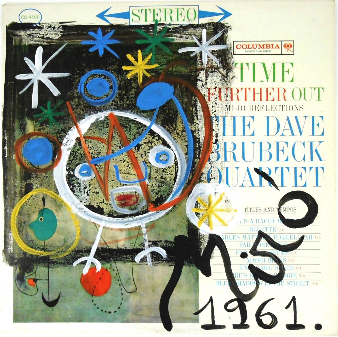 Joan Miro Record Album With Drawing, Signed (1 of 2)