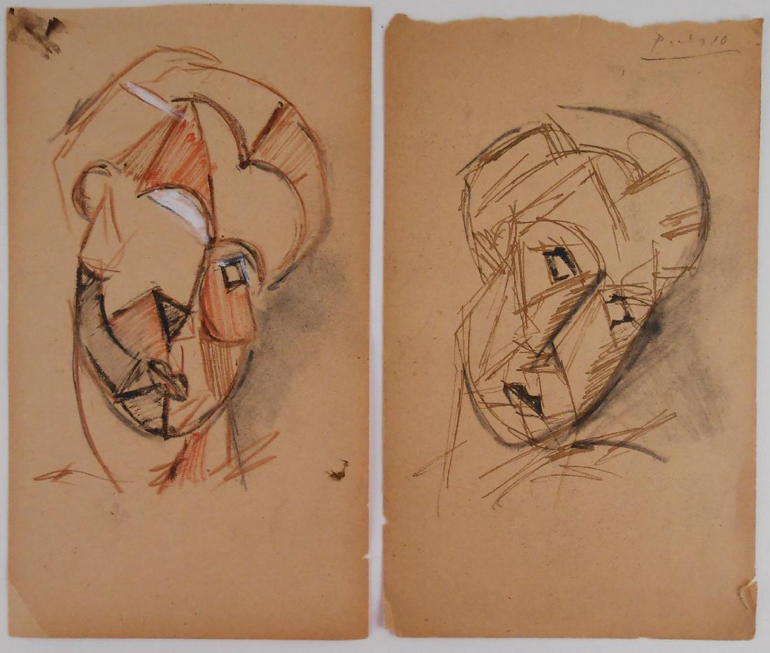 Pablo Picasso (1881-1973) Pen & Ink Sketches (1 of 3)
