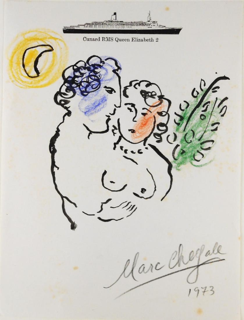 Marc Chagall (1887-1985) Souvenir Drawing (1 of 1)