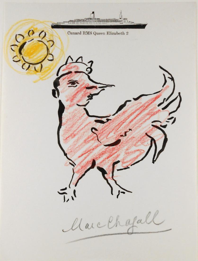 Marc Chagall (1887-1985) Souvenir Drawing (1 of 1)