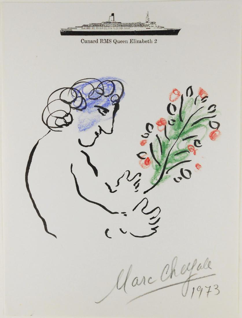 Marc Chagall (1887-1985) Souvenir Drawing (1 of 1)