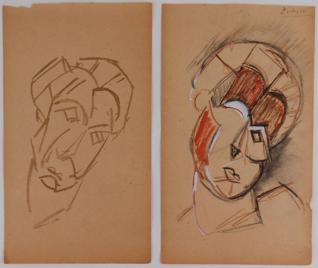 Pablo Picasso (1881-1973) Pen & Ink Sketches (1 of 4)