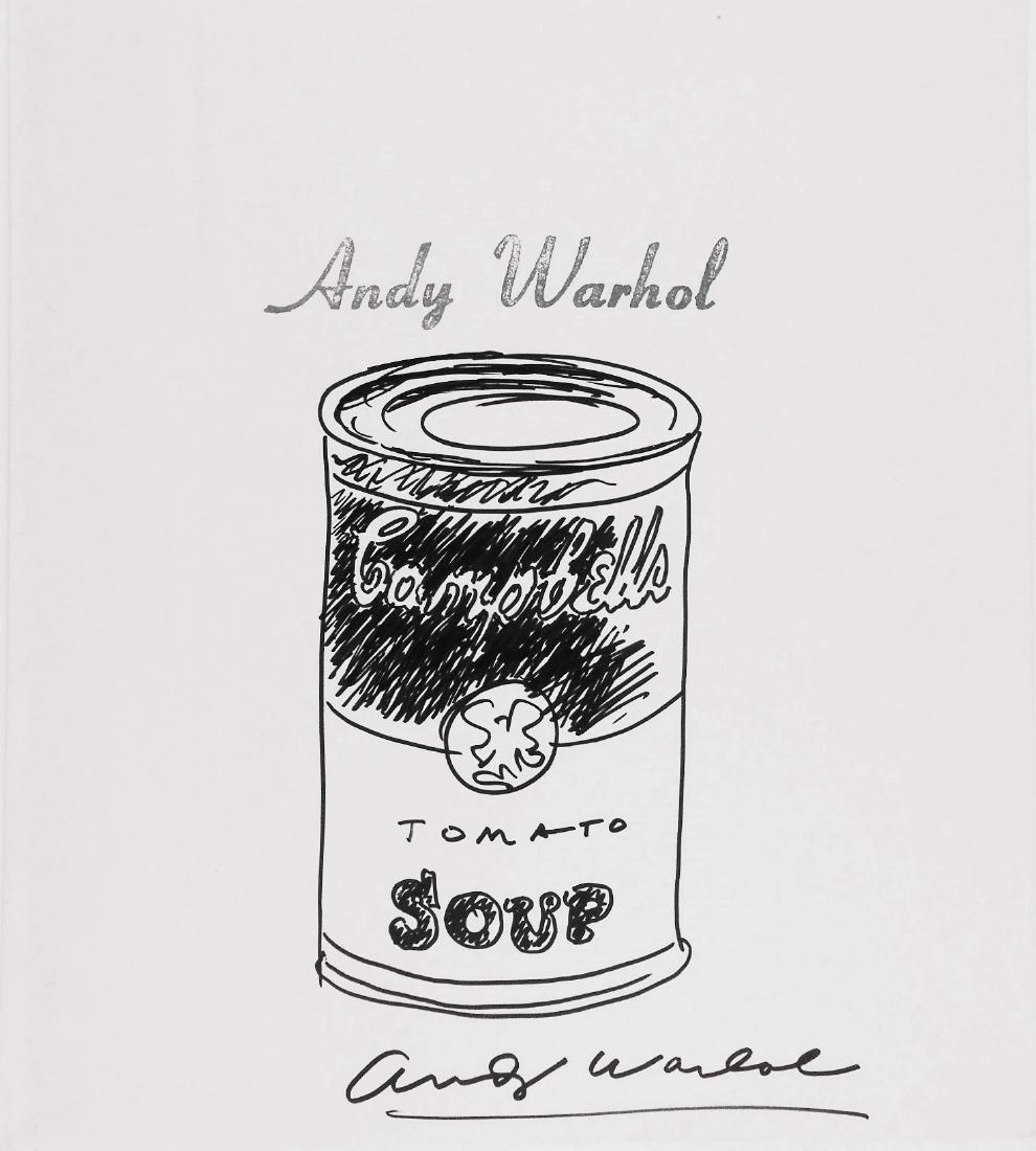 Andy Warhol (1928-1987) Soup Can Drawing (1 of 1)